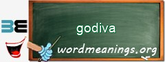 WordMeaning blackboard for godiva